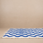 Custom Rug - Unique Moroccan Handmade Rug, Blue Carpet
