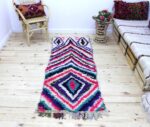 Small Rug - Handwoven Moroccan Vintage 193x74 cm (2x5.5 ft)