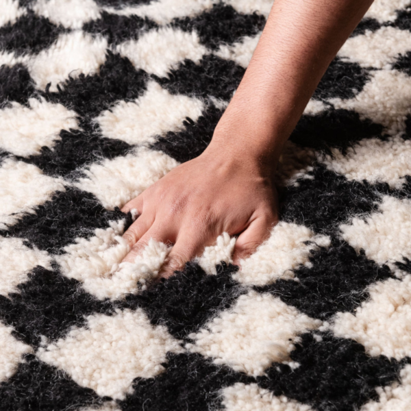 Custom Rug - checkered rug - Dames
