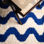 Custom Rug - Unique Moroccan Handmade Rug, Blue Carpet