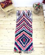 Small Rug - Handwoven Moroccan Vintage 193x74 cm (2x5.5 ft)