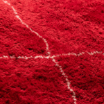 Custom Rug - Handmade Red Rug, Customizable Berber Carpet