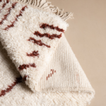 Custom Rug - Moroccan Handmade Rug, Customizable Brown Carpet
