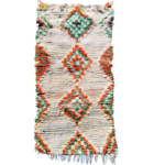 Small Rug - Vintage Moroccan Handmade Boho Decor (2x5 ft)