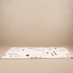 Custom Rug - Moroccan Handmade Rug, Customizable Brown Carpet
