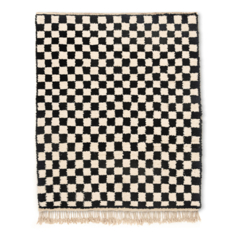Custom Rug - checkered rug - Dames