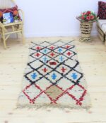 Small Rug – Handwoven Moroccan Vintage Style (195 x 81 cm)