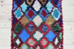 Small Rug - Moroccan Vintage Berber Boho Natural 2x5 Carpet