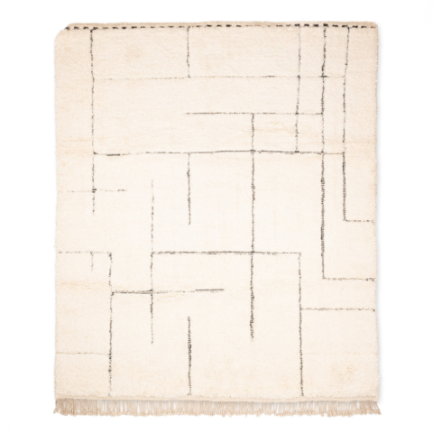 Custom Rug - Personalized Berber Carpet - white rug