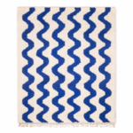 Custom Rug - Unique Moroccan Handmade Rug, Blue Carpet