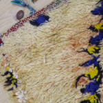 Vintage Rug – Authentic Moroccan Beni Ourain Rug - Handmade Wool Berber Carpet (8x5) - 256 x 162 cm - Perfect for Boho & Modern Interiors
