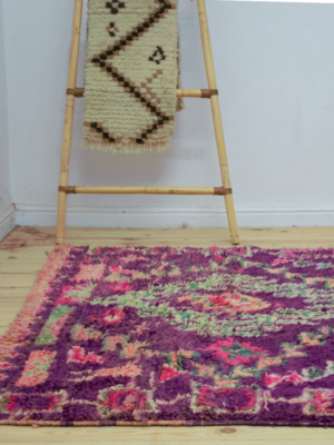vintage rug - purple rug